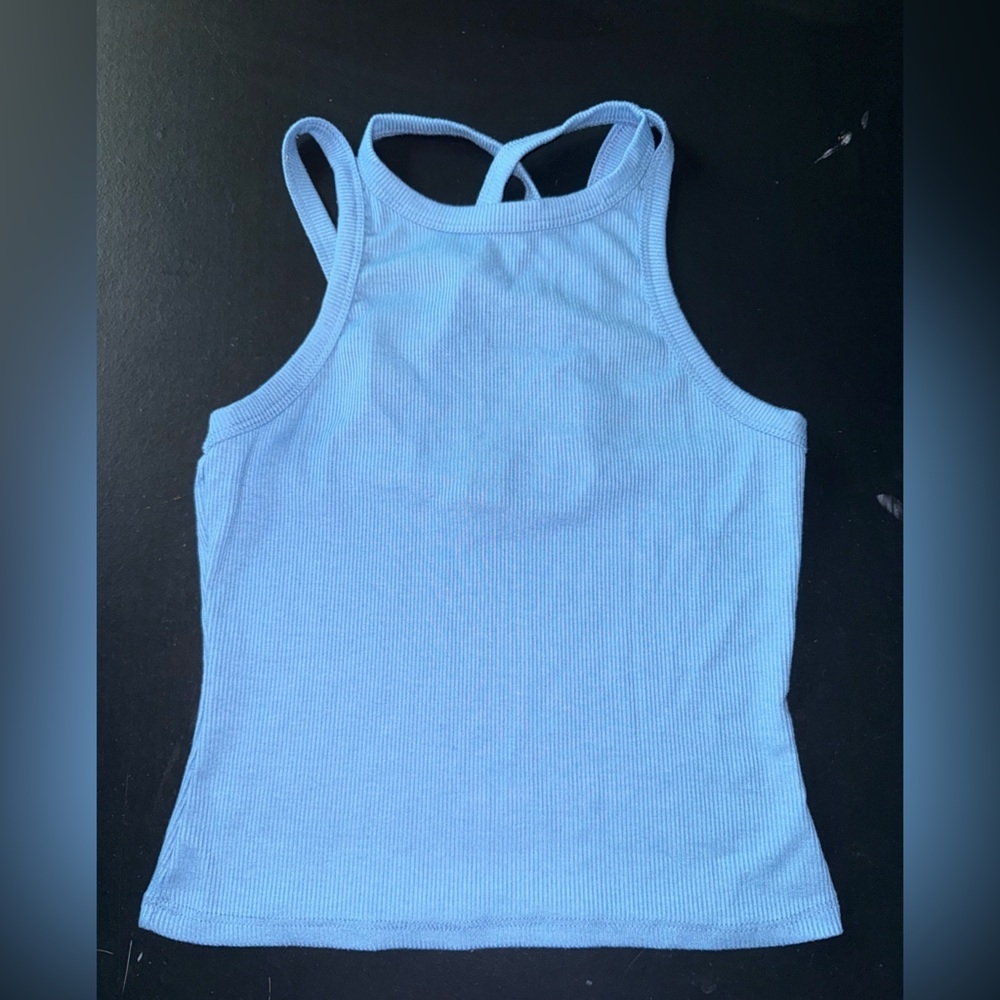 Blue Women's Rue 21 Cross Back Tank Top